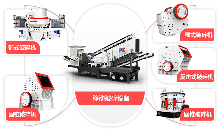 移動液壓破碎機多機組合，實現(xiàn)多種物料破碎